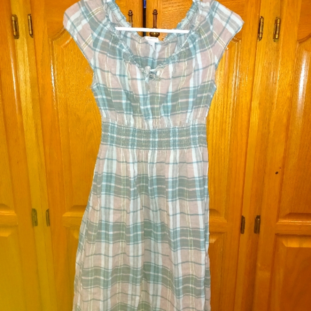Vintage Plaid Sundress- small